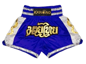 Kanong Muay Thai Shorts : KNS-141-Blue